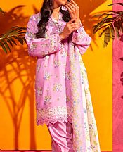 Alkaram Pastel Pink Lawn Suit- Pakistani Designer Lawn Suits