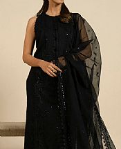 Alkaram Black Cotton Suit- Pakistani Lawn Dress