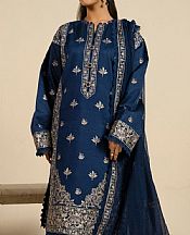 Alkaram Blue Zodiac Cotton Suit- Pakistani Designer Lawn Suits