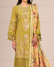 Alkaram Mustard Jacquard Suit- Pakistani Lawn Dress