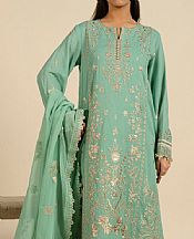 Alkaram Summer Green Lawn Suit- Pakistani Lawn Dress