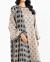 Ivory/Black Lawn Suit (2 pcs)