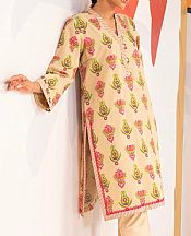 Alkaram Ivory Cambric Kurti- Pakistani Designer Lawn Suits