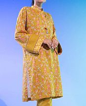 Alkaram Mustard Lawn Kurti- Pakistani Designer Lawn Suits