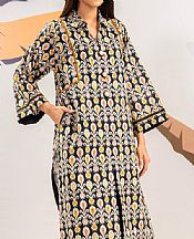 Alkaram Black Cambric Kurti- Pakistani Lawn Dress