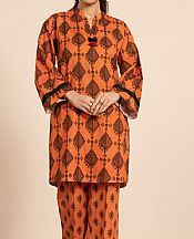 Alkaram Rust Khaddar Suit (2 Pcs)- Pakistani Winter Dress