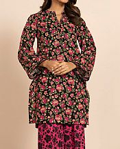 Alkaram Pink/Black Khaddar Suit (2 Pcs)- Pakistani Winter Clothing