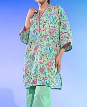 Alkaram Mint Green Lawn Kurti- Pakistani Lawn Dress