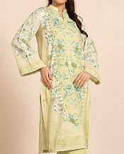 Alkaram Lime Green Khaddar Kurti- Pakistani Winter Clothing