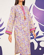 Alkaram Lilac Cambric Kurti- Pakistani Designer Lawn Suits