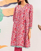Alkaram Crimson Cambric Kurti- Pakistani Lawn Dress