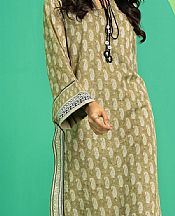 Asparagus Green Lawn Kurti- Pakistani Lawn Dress