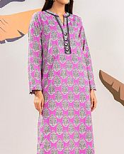 Alkaram Candy Pink Cambric Suit (2 Pcs)- Pakistani Lawn Dress