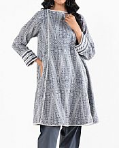 Alkaram Grey Lawn Kurti- Pakistani Designer Lawn Suits