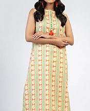 Alkaram Peach Cambric Kurti