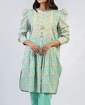 Alkaram Turquoise Cambric Kurti- Pakistani Winter Clothing