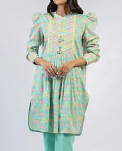 Alkaram Turquoise Cambric Kurti