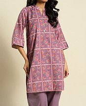 Alkaram Tea Pink Lawn Kurti- Pakistani Designer Lawn Suits