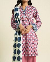 Alkaram Pink Lawn Suit (2 pcs)- Pakistani Lawn Dress