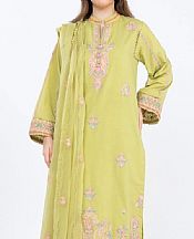Light Olive Green Lawn Suit