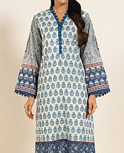 Alkaram Light Grey Lawn Suit (2 pcs)- Pakistani Designer Lawn Suits