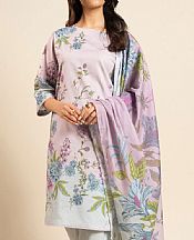 Alkaram Lilac Lawn Suit (2 pcs)- Pakistani Lawn Dress