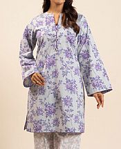 Alkaram Light Grey Lawn Suit (2 pcs)- Pakistani Designer Lawn Suits