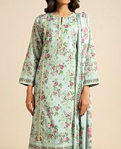 Alkaram Sea Mist Lawn Suit (2 pcs)- Pakistani Lawn Dress