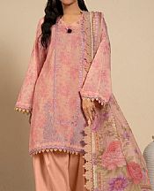 Alkaram Pink Lawn Suit- Pakistani Designer Lawn Suits