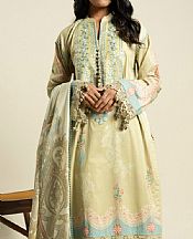 Alkaram Green Mist Lawn Suit- Pakistani Lawn Dress