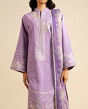 Alkaram Lilac Lawn Suit- Pakistani Designer Lawn Suits