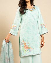 Alkaram Pale Blue Lawn Suit- Pakistani Designer Lawn Suits