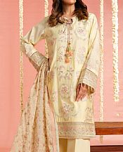 Cream Lawn Suit