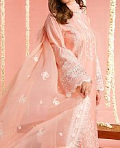 Light Peach Lawn Suit