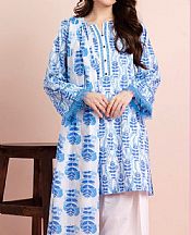 Blue/Off White Lawn Suit (2 pcs)