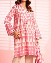 Ivory/Pink Lawn Suit