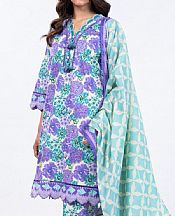 Alkaram Purple Lawn Suit- Pakistani Lawn Dress