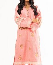 Alkaram Peach Lawn Suit (2 Pcs)- Pakistani Lawn Dress