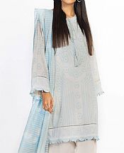 Alkaram Sky Blue Lawn Suit