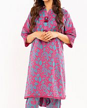 Alkaram Tea Pink Lawn Suit (2 Pcs)- Pakistani Lawn Dress