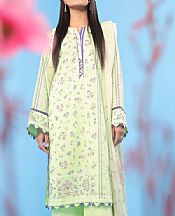 Alkaram Mint Green Lawn Suit (2 Pcs)