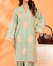 Pistachio Green Jacquard Suit (2 pcs)