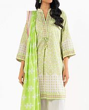 Light Green/Off White Lawn Suit (2 pcs)