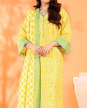 Yellow/Off White Lawn Suit