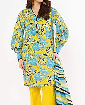 Golden Yellow/Black Lawn Suit