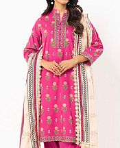 Cerise Pink Lawn Suit