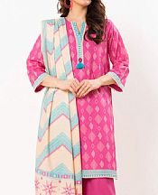 Hot Pink Lawn Suit