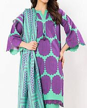Violet/Green Lawn Suit