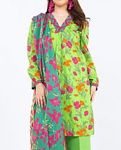 Light Lime Green Lawn Suit