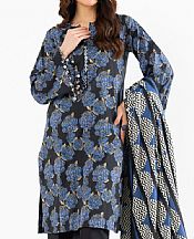 Alkaram Black Lawn Suit- Pakistani Designer Lawn Suits